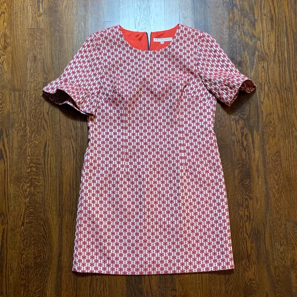 Trina Turk Floral Darling Ruffle Sleeve Dress - Picture 3 of 14